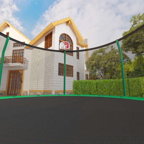 AirZone Play Airzone Jump Premier PLUS Backyard Trampoline 15Ft Green